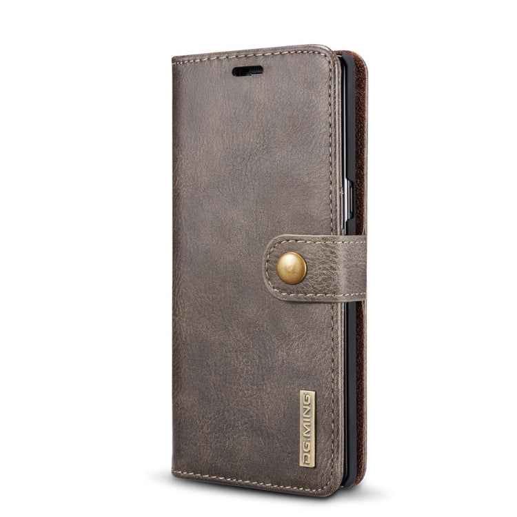 DG.MING for Galaxy Note 8 Crazy Horse Texture Horizontal Flip Detachable Magnetic Protective Case with Holder & Card Slots & Wallet