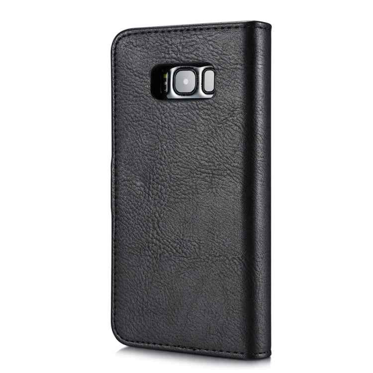 DG.MING for Galaxy S8 Crazy Horse Texture Horizontal Flip Detachable Magnetic Protective Case with Holder & Card Slots & Wallet
