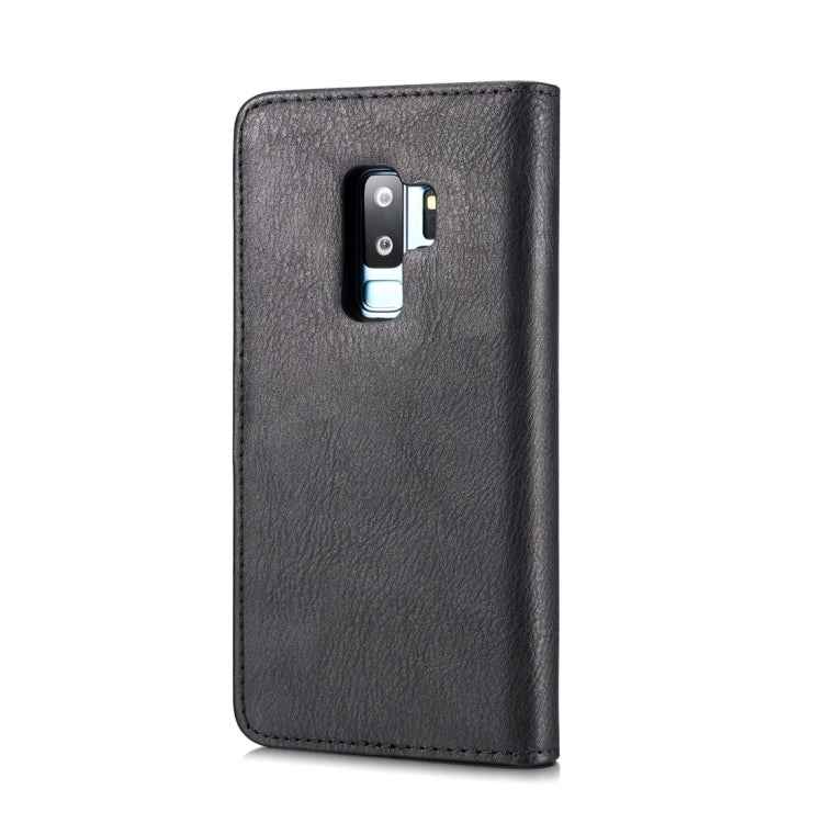 DG.MING for Galaxy S9+ Crazy Horse Texture Horizontal Flip Detachable Magnetic Protective Case with Holder & Card Slots & Wallet