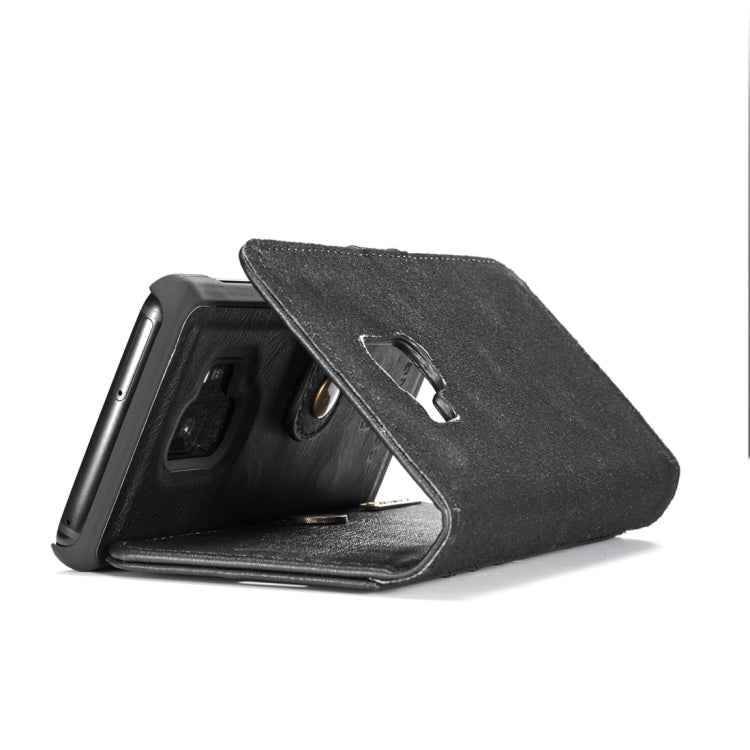 DG.MING for Galaxy S9 Crazy Horse Texture Horizontal Flip Detachable Magnetic Protective Case with Holder & Card Slots & Wallet