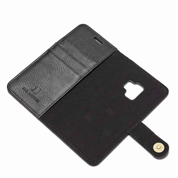 DG.MING for Galaxy S9 Crazy Horse Texture Horizontal Flip Detachable Magnetic Protective Case with Holder & Card Slots & Wallet