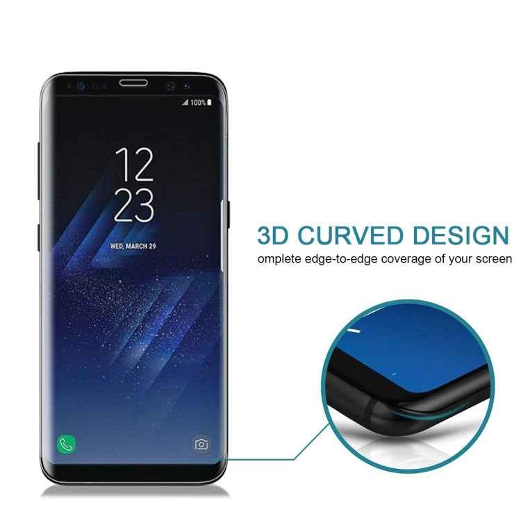 Full Screen Coverage Curved Tempered Glass Protector For Galaxy S8