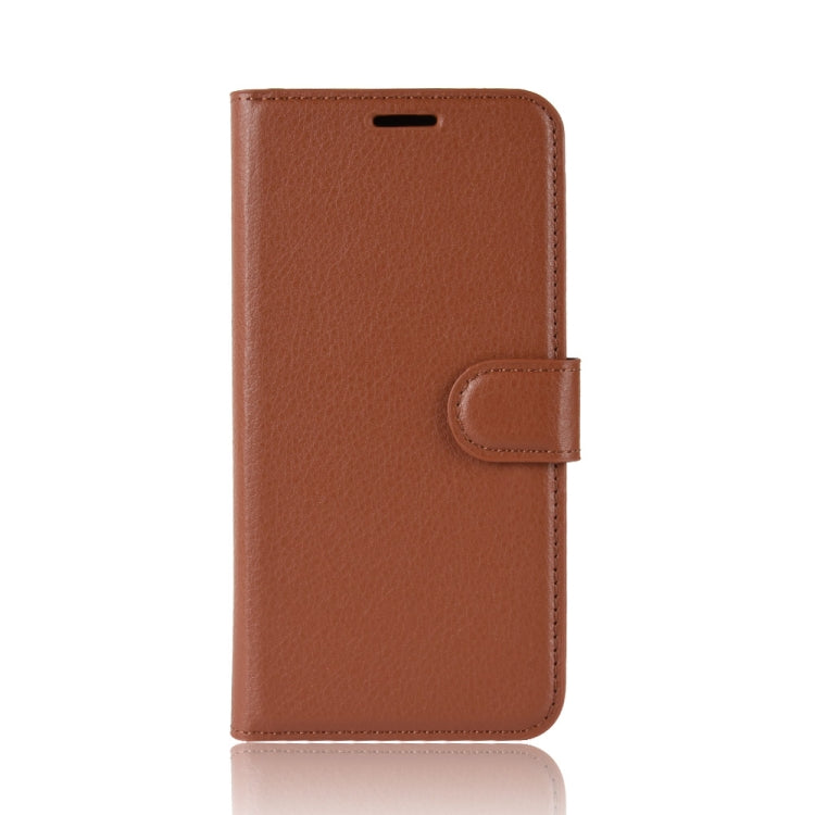 For Galaxy A6+ 2018 Litchi Texture Horizontal Flip Leather Case with Holder & Card Slots & Wallet, For Galaxy A6+ 2018