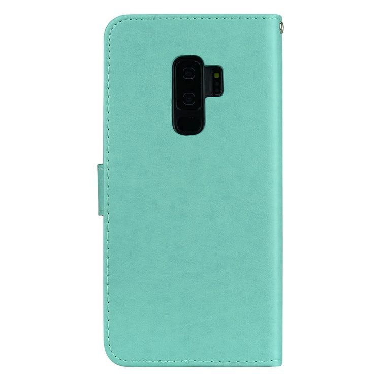 Rose Embossed Horizontal Flip Environmental PU Leather Case with Holder & Card Slots & Wallet for Galaxy S9+