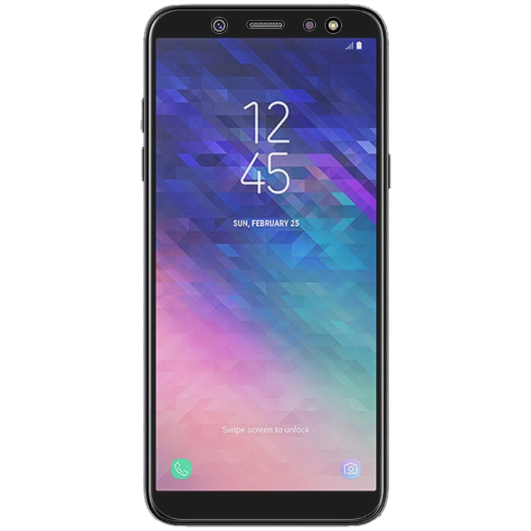 10 PCS 0.26mm 9H 2.5D Tempered Glass Film for Galaxy A6+ (2018)