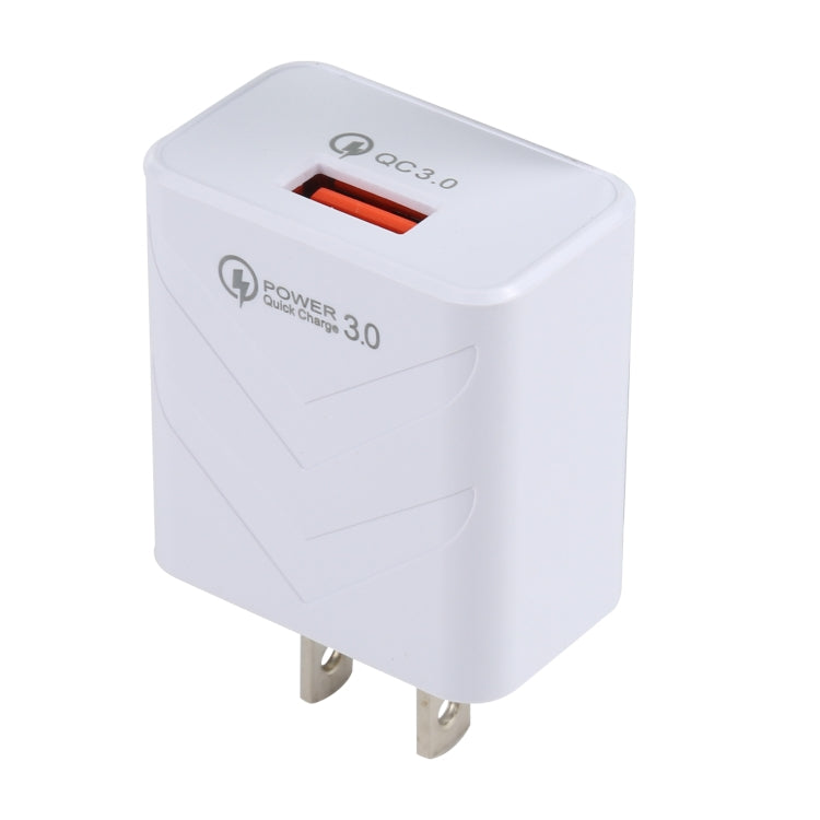 LZ-715 18W QC3.0 USB Single Port Fast Travel Charger, US Plug, US Plug