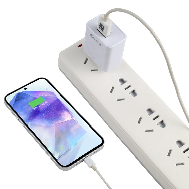 LZ-715 18W QC3.0 USB Single Port Fast Travel Charger, US Plug, US Plug