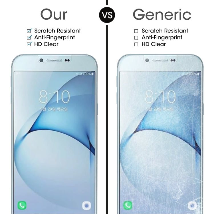 0.26mm 9H 2.5D Tempered Glass Film for Galaxy A8 (2016), For Galaxy A8 (2016)(1 PC)