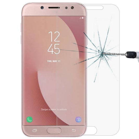 0.26mm 9H 2.5D Arc Edge Tempered Glass Film for Galaxy J7 Pro / J730, For Galaxy J7 Pro / J730