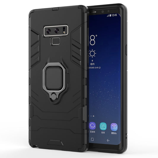PC + TPU Shockproof Protective Case with Magnetic Ring Holder For Galaxy Note9