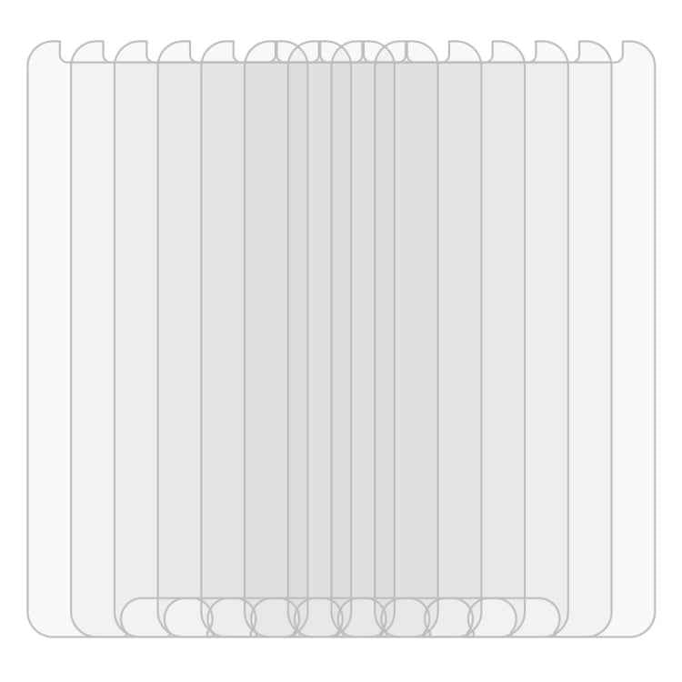 50 PCS For Galaxy A3 (2017) / A320 0.26mm 9H Surface Hardness 2.5D Explosion-proof Tempered Glass Screen Film