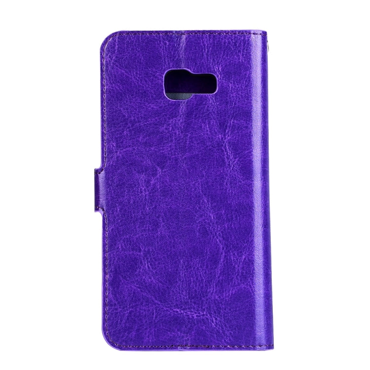 For Galaxy A3 (2017) / A320 Crazy Horse Texture Horizontal Flip PU Leather Case with Holder & Card Slots & Wallet & Photo Frame & Lanyard & Magnetic Buckle