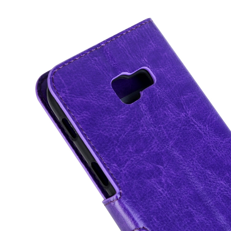 For Galaxy A3 (2017) / A320 Crazy Horse Texture Horizontal Flip PU Leather Case with Holder & Card Slots & Wallet & Photo Frame & Lanyard & Magnetic Buckle
