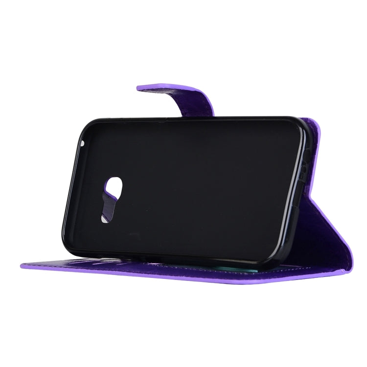 For Galaxy A3 (2017) / A320 Crazy Horse Texture Horizontal Flip PU Leather Case with Holder & Card Slots & Wallet & Photo Frame & Lanyard & Magnetic Buckle