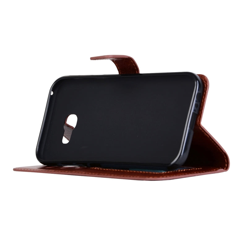 For Galaxy A3 (2017) / A320 Crazy Horse Texture Horizontal Flip PU Leather Case with Holder & Card Slots & Wallet & Photo Frame & Lanyard & Magnetic Buckle, For Galaxy A3 (2017)