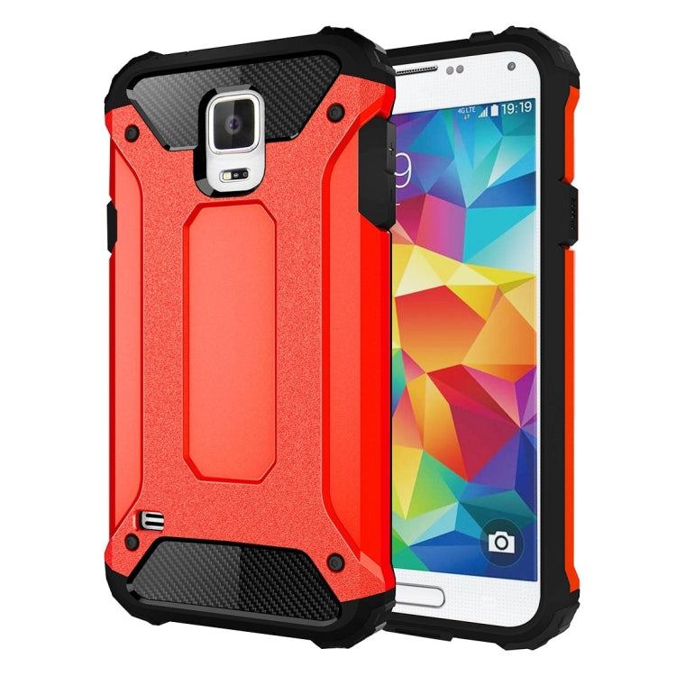 Coque Tough Armor en TPU et PC pour Galaxy S5/G900