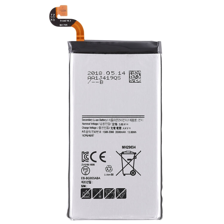 3.85V 3500mAh for Galaxy S8+ Rechargeable Li-ion Battery, For S8+