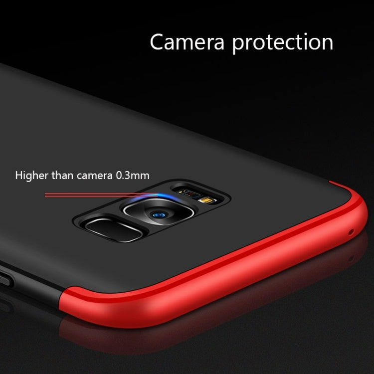 GKK for Galaxy S8 PC Three - paragraph Shield 360 Degrees Full Coverage Protective Case Back Cover
