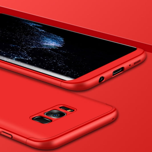 GKK for Galaxy S8 PC Three - paragraph Shield 360 Degrees Full Coverage Protective Case Back Cover