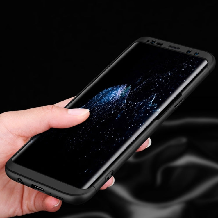 GKK for Galaxy S8 PC Three - paragraph Shield 360 Degrees Full Coverage Protective Case Back Cover