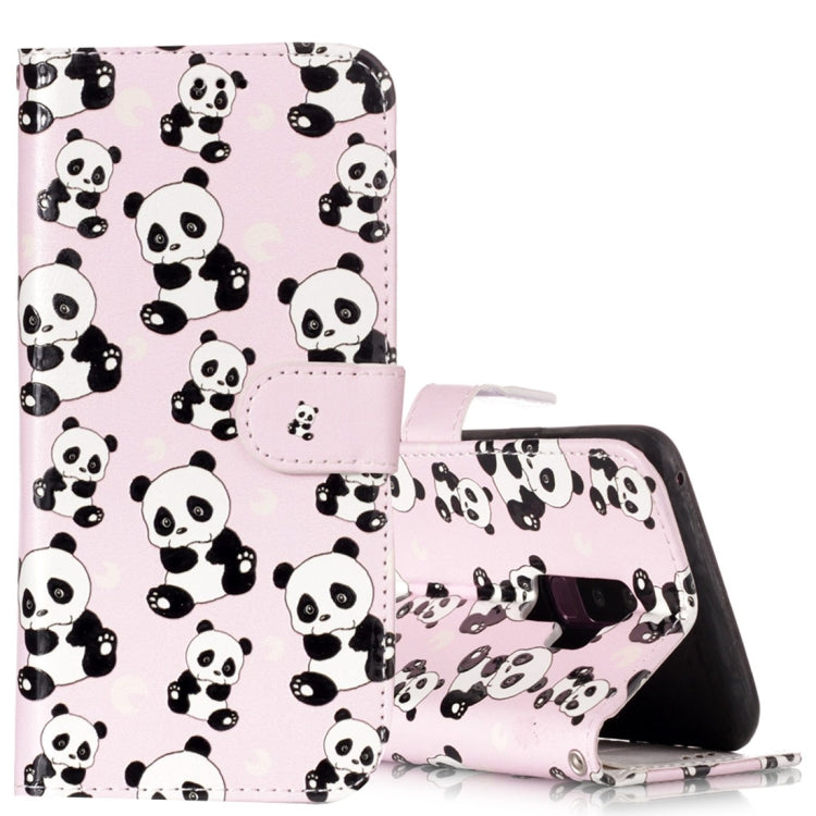 For Galaxy S9+ Gloss Oil Embossed Wolf Pattern Horizontal Flip Leather Case with Holder & Card Slots & Wallet