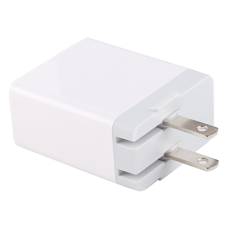 3A Max Output USB-PD + Dual QC3.0 USB Ports Travel Fast Charger, US Plug, US Plug
