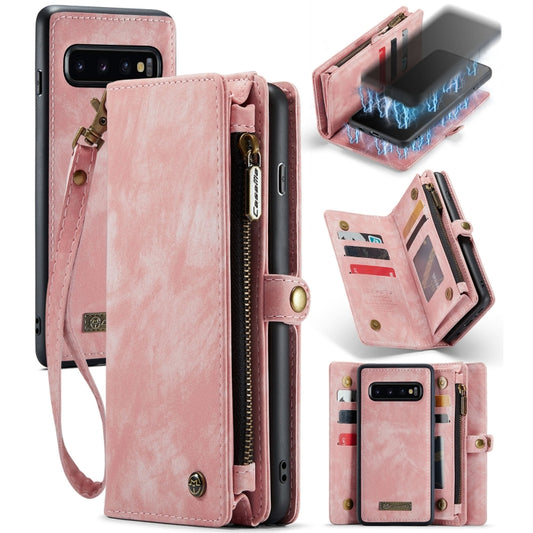 For Samsung Galaxy S10 CaseMe-008 Detachable Multifunctional Flip Leather Phone Case