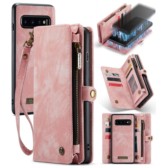 For Samsung Galaxy S10+ CaseMe-008 Detachable Multifunctional Flip Leather Phone Case