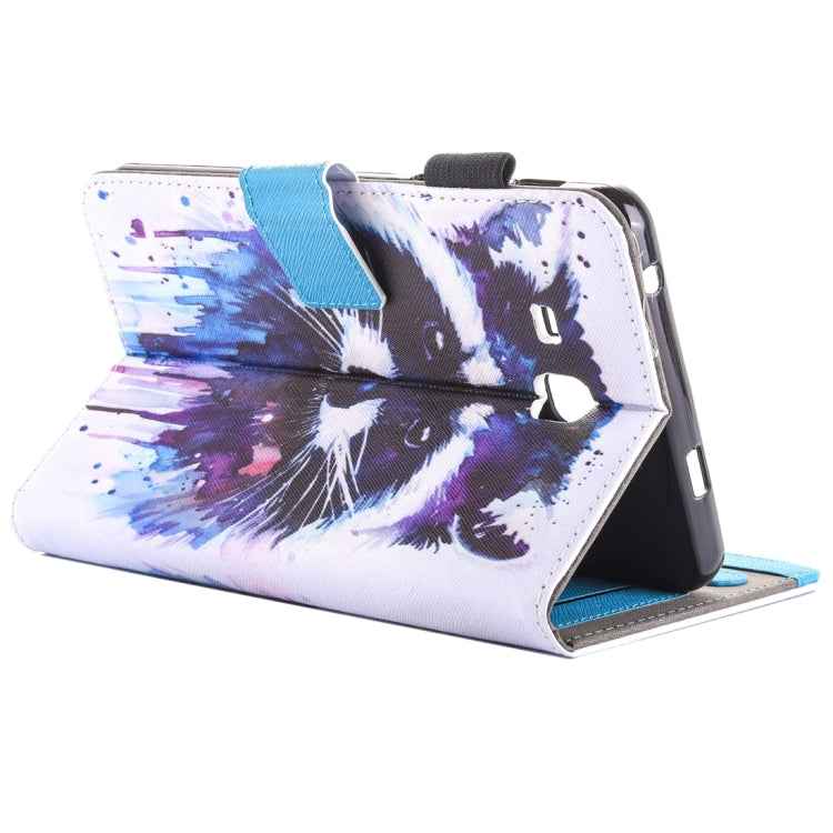For Galaxy Tab A 7.0 (2016) / T280 Horizontal Flip Pattern Leather Case with Holder & Card Slots & Pen Slot