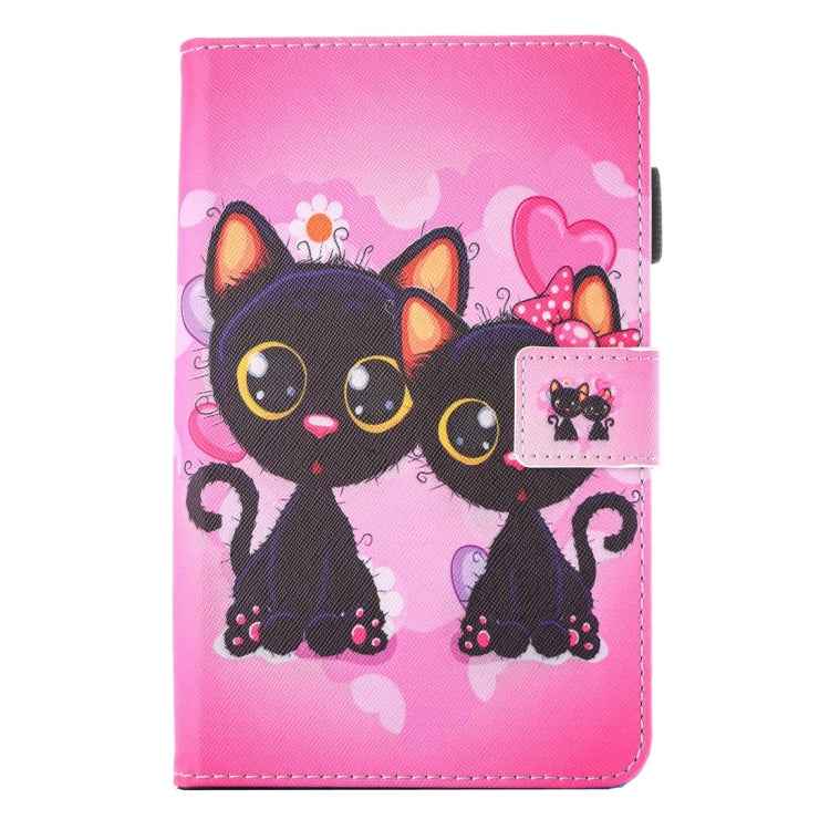 For Galaxy Tab A 10.1 (2016) / T580  Horizontal Flip Pattern Leather Case with Holder & Card Slots & Pen Slot