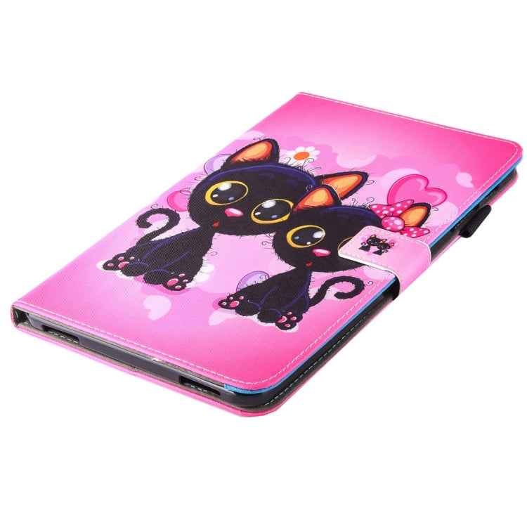 For Galaxy Tab A 10.1 (2016) / T580  Horizontal Flip Pattern Leather Case with Holder & Card Slots & Pen Slot