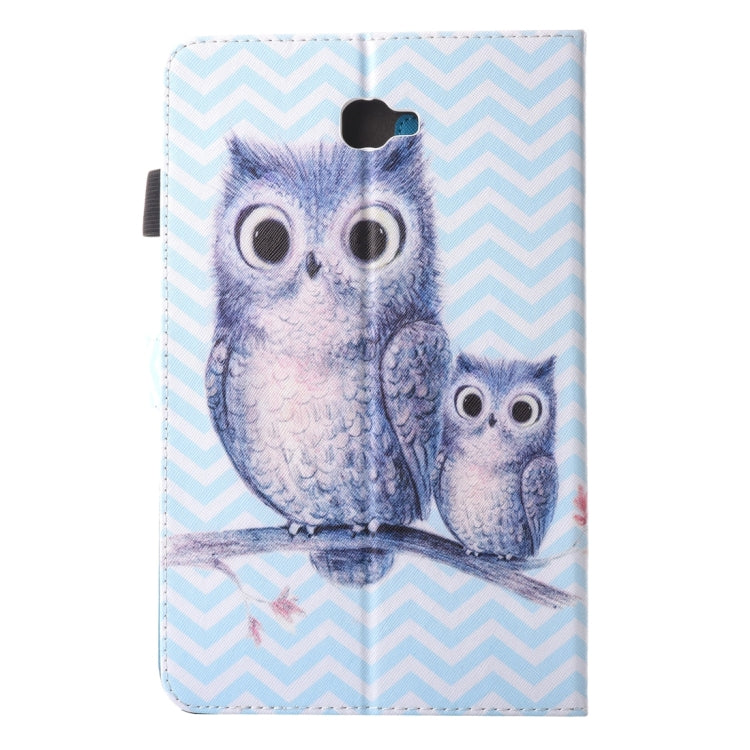 For Galaxy Tab A 10.1 (2016) / T580  Horizontal Flip Pattern Leather Case with Holder & Card Slots & Pen Slot, SAS2821A, SAS2821B, SAS2821C, SAS2821D, SAS2821E, SAS2821F, SAS2821G, SAS2821H