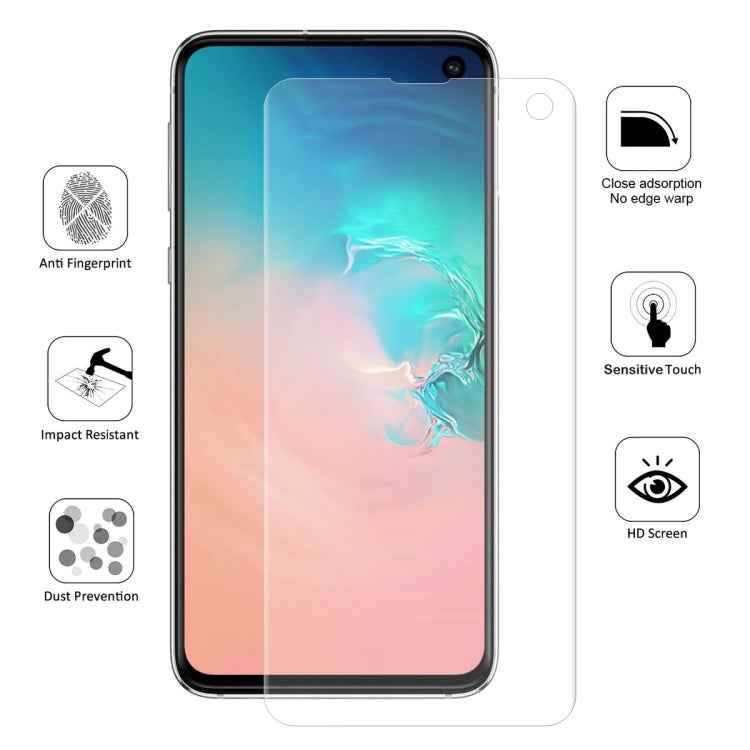 ENKAY Hat-Prince 0.1mm 3D Full Screen Protector Explosion-proof Hydrogel Film for Galaxy S10e, TPU+TPE+PET Material