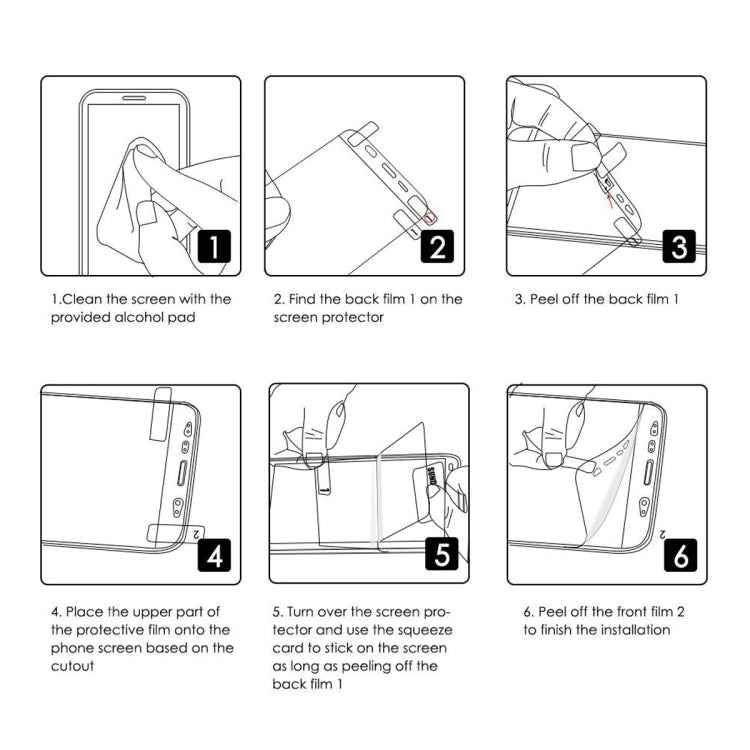 ENKAY Hat-Prince 0.1mm 3D Full Screen Protector Explosion-proof Hydrogel Film for Galaxy S10e, TPU+TPE+PET Material