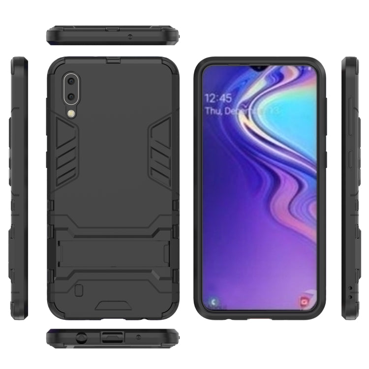 Shockproof PC + TPU Case for Galaxy M10, with Holder, For Samsung Galaxy M10