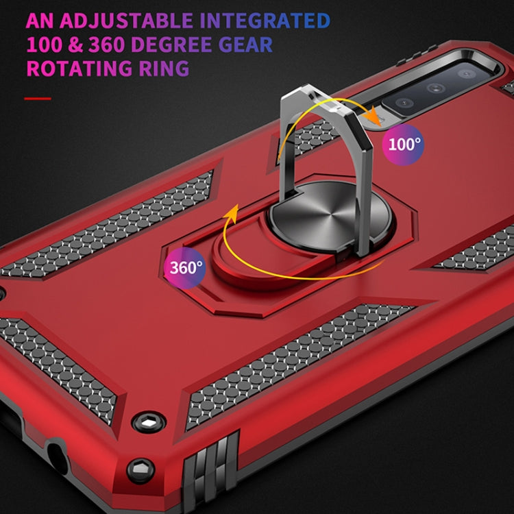 Sergeant Armor Shockproof TPU + PC Protective Case for Galaxy A7 2018, with 360 Degree Rotation Holder