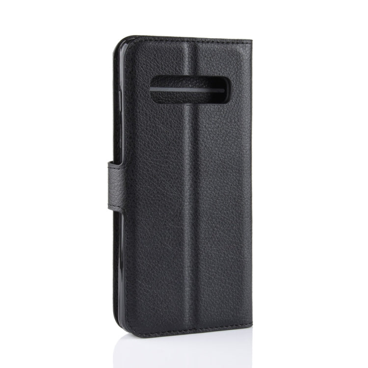 Litchi Texture Horizontal Flip Leather Case for Galaxy S10 , with Wallet & Holder & Card Slots