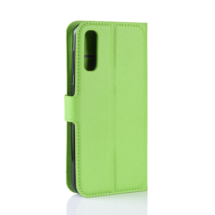 Litchi Texture Horizontal Flip Leather Case for Galaxy A70, with Wallet & Holder & Card Slots