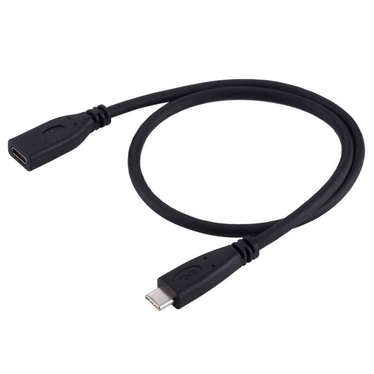 50cm USB-C / Type-C 3.1 Male to USB-C / Type-C Female Connector Adapter Cable
