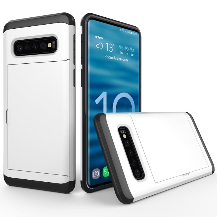 Shockproof Rugged Armor Protective Case for Galaxy S10, with Card Slot, Galaxy S10, For Galaxy S10