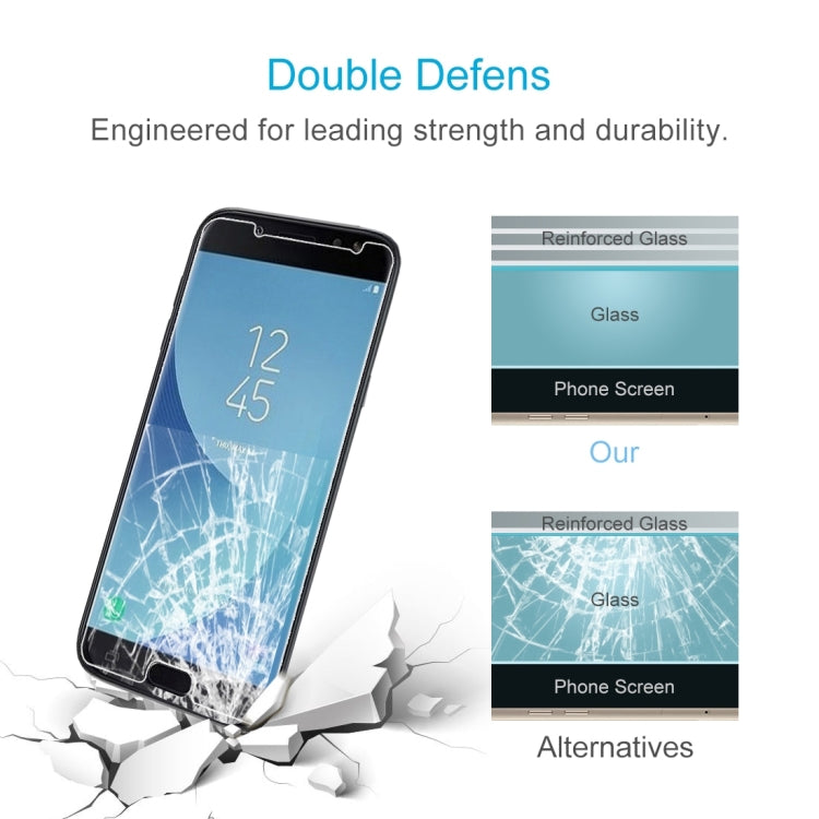100 PCS 0.26mm 9H 2.5D Tempered Glass Film for Galaxy J4 (2018), Galaxy J4 (2018)(100 PCS)