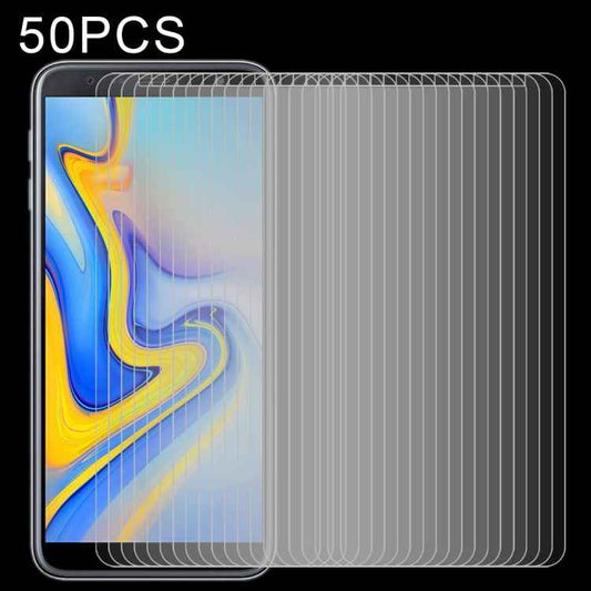 50 PCS 0.26mm 9H 2.5D Tempered Glass Film for Galaxy J6 (2018) , No Retail Package