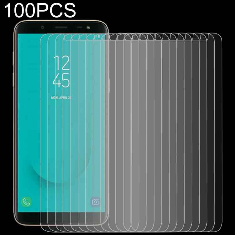 100 PCS 0.26mm 9H 2.5D Tempered Glass Film for Galaxy J6 (2018)