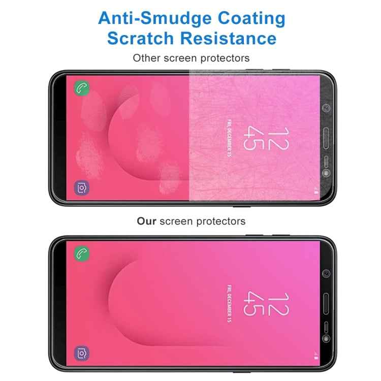 100 PCS 0.26mm 9H 2.5D Tempered Glass Film for Galaxy J8 (2018)
