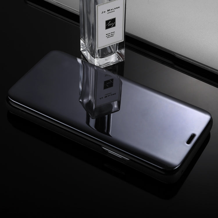 For Galaxy S9+ Electroplating Mirror Horizontal Flip Leather Case with Holder