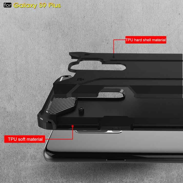For Galaxy S9+ TPU + PC 360 Degree Protection Shockproof Protective Back Case