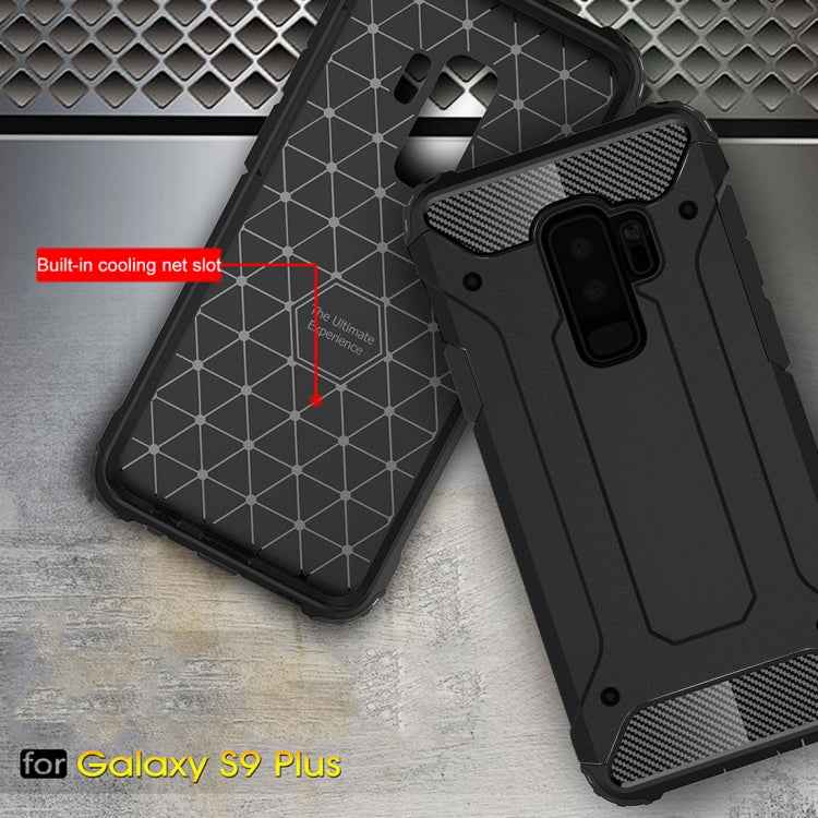 For Galaxy S9+ TPU + PC 360 Degree Protection Shockproof Protective Back Case
