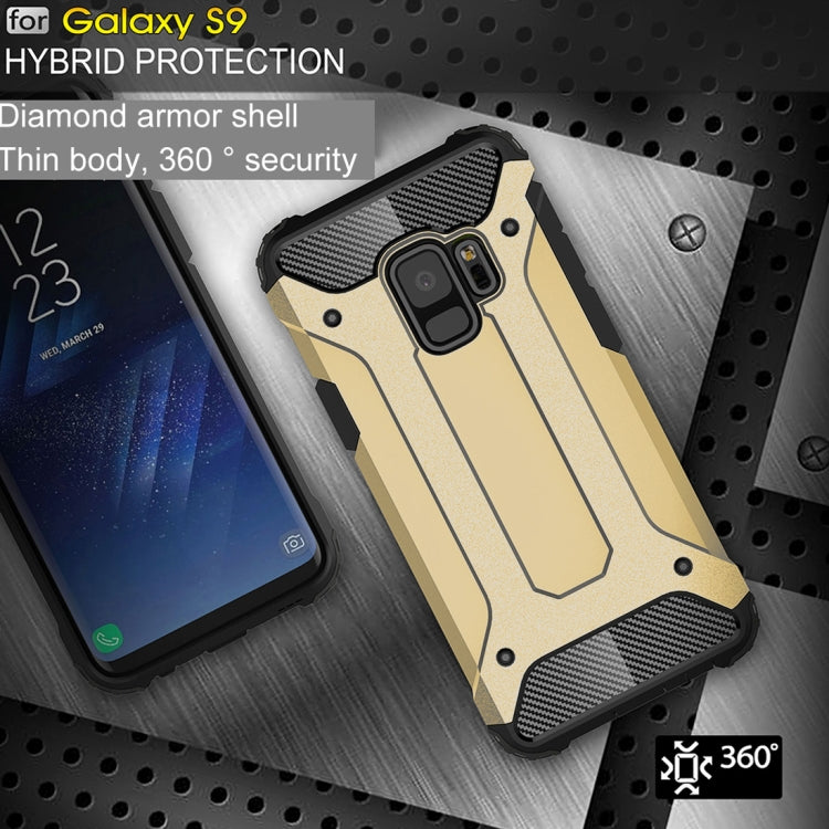 For Galaxy S9 TPU + PC 360 Degree Protection Shockproof Protective Back Case, For Galaxy S9, For Samsung Galaxy S9
