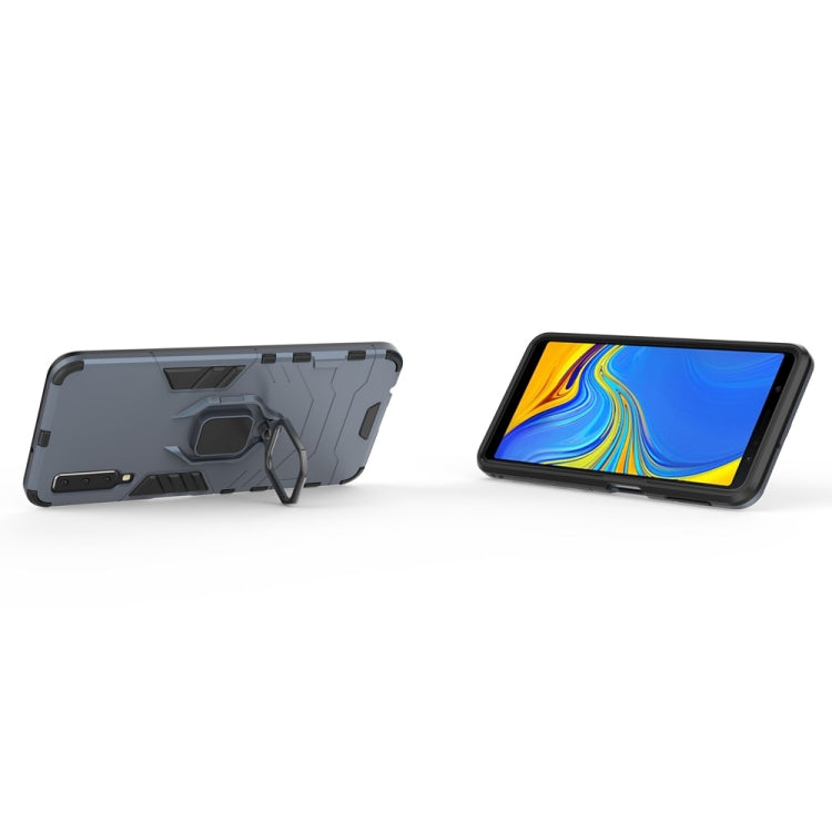 PC + TPU Shockproof Protective Case for Galaxy A70, with Magnetic Ring Holder, For Galaxy A70