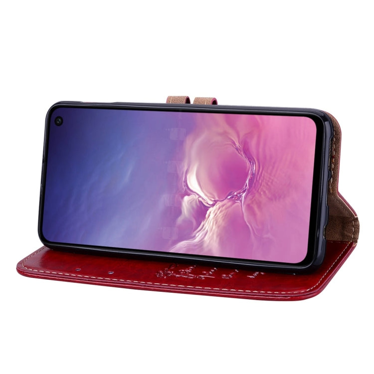 Business Style Oil Wax Texture Horizontal Flip Leather Case for Galaxy S10 E, with Holder & Card Slots & Wallet